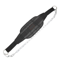 Thick Neoprene Weight Lifting Belt with Chain Dipping Belt For Pull Up Chin Up Kettlebell Barbell Fitness Bodybuilding Gym Belt