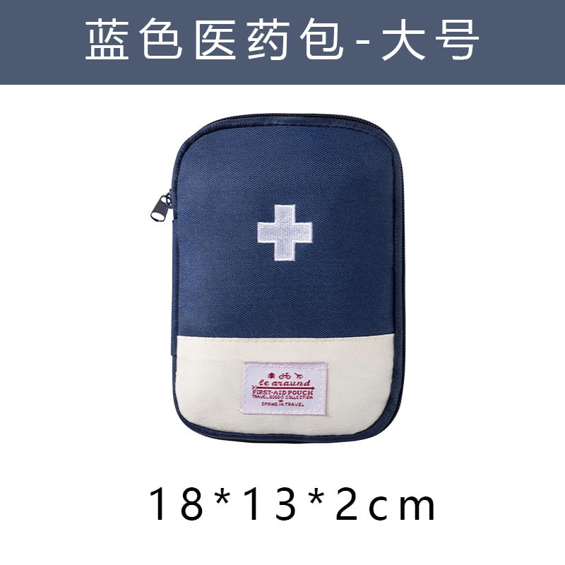Portable Medical Bag Macaron Color Medicine Storage Bag