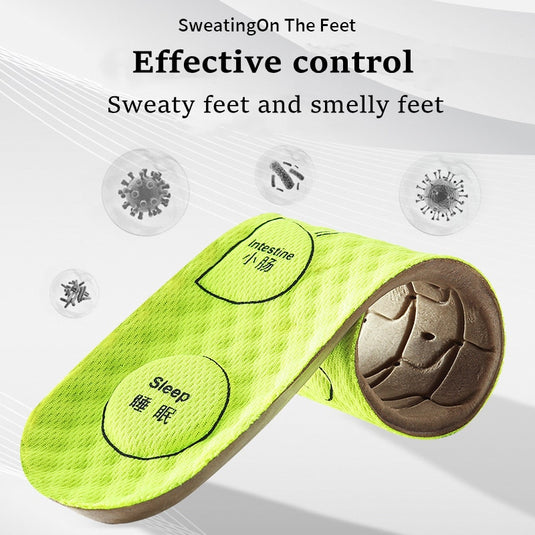 Acupressure on Foot Insoles For Shoes