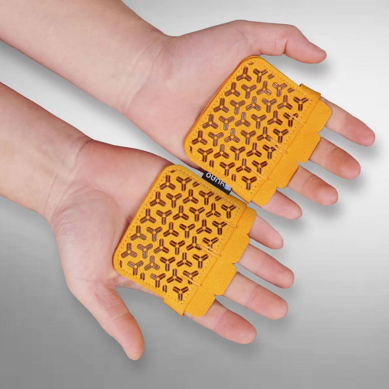 Silica Gel Anti-Skid Leather Weight Lifting Hand Guard Gloves