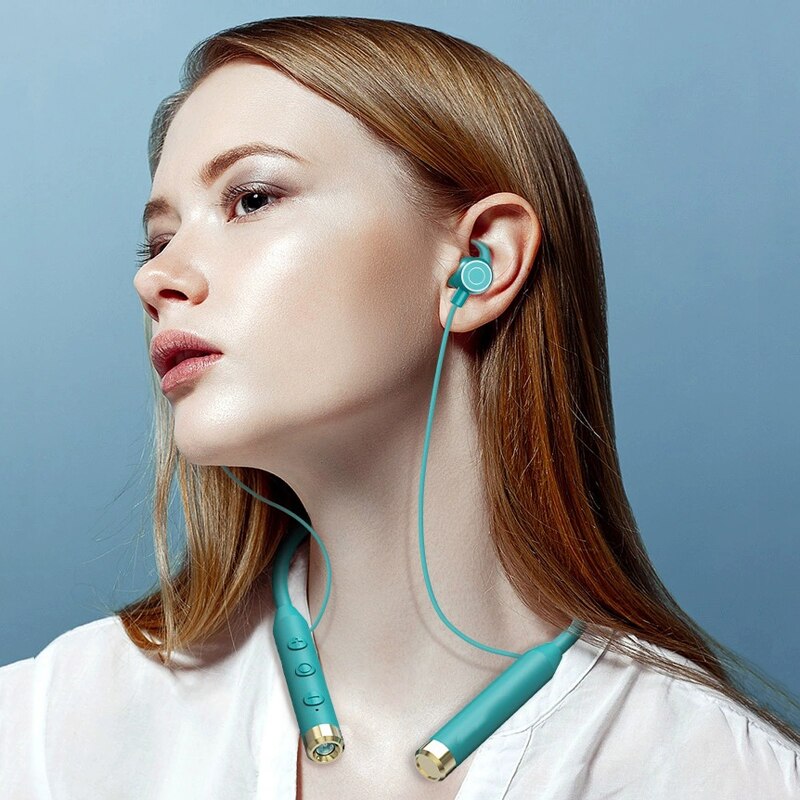 Flashlight Wireless Headphones Neckband