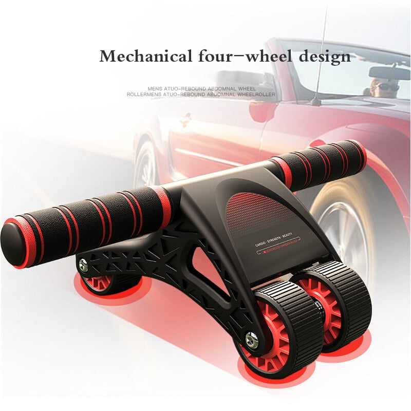 Exercise Wheel 4 ABS Abdominal Wheel 4 Wheels Exercise Equipment – Builtathletics.com