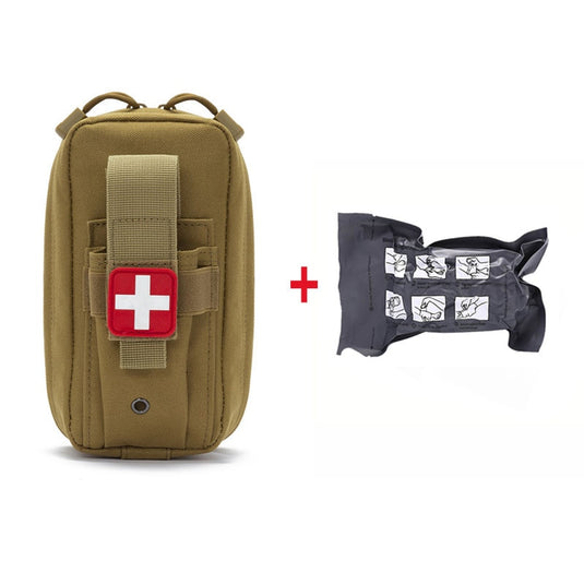 Tactical Molle Medical EDC Pouch EMT Emergency Bandage