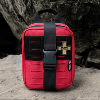 RHINO RESCUE IFAK Trauma Kit First Aid Medical Pouch Emergency  Survival Gear and Equipment with Molle Car Travel Hiking