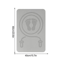 6-10mm Jump Rope Mat Non-Slip TPE Skipping Rope Mat