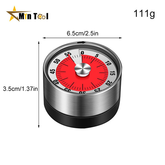 Mechanical Manual Digital Timer Kitchen Timer Cooking Study Fitness Countdown Alarm Clock Gadget Kitchen Tools Supply