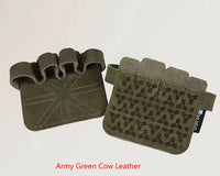 Silica Gel Anti-Skid Leather Weight Lifting Hand Guard Gloves