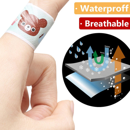200pcs/lot Cute Cartoon Waterproof Adhesive Bandages