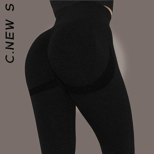 C.New S Seamless Leggings Sexy Bubble Butt Push Up Pants Slim Fitness Legging Skinny High Waist Tight Mujer Gym Women Legging