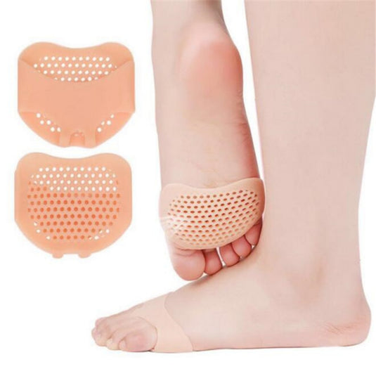 2pcs Silicone Metatarsal Pads Toe Separator Pain Relief Foot Pads