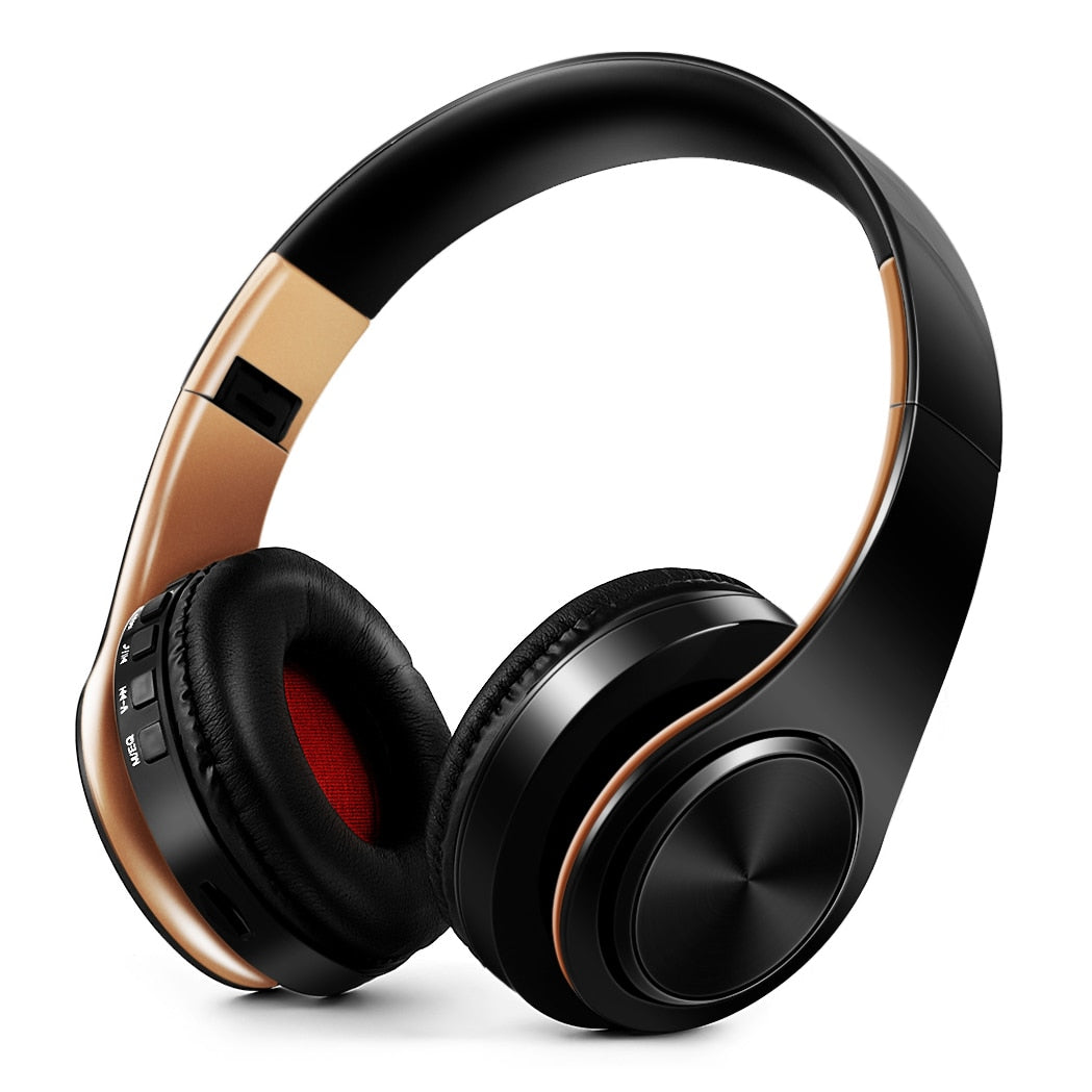 r Bluetooth Headphones with Microphone Wireless Stereo Headset