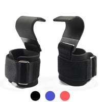 Weight Lifting Hook Grips Padded With Wrist Wraps