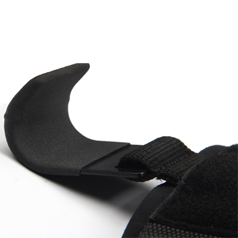 Weight Lifting Hook Grips Padded With Wrist Wraps