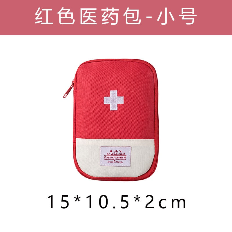 Portable Medical Bag Macaron Color Medicine Storage Bag