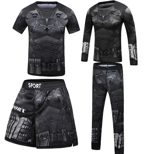 Jiu jitsu T-shirt+Pant Kids MMA Rashguard For Kid'