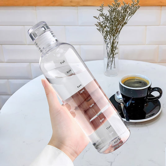 2L Large Capacity Water Bottle Straw Cup Gradient Color