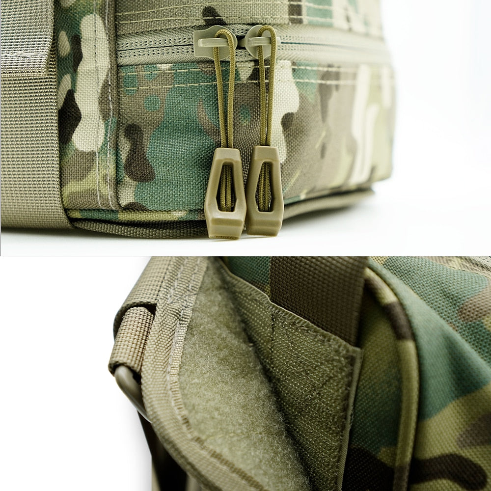 RHINO RESCUE IFAK Trauma Kit First Aid Medical Pouch Emergency  Survival Gear and Equipment with Molle Car Travel Hiking