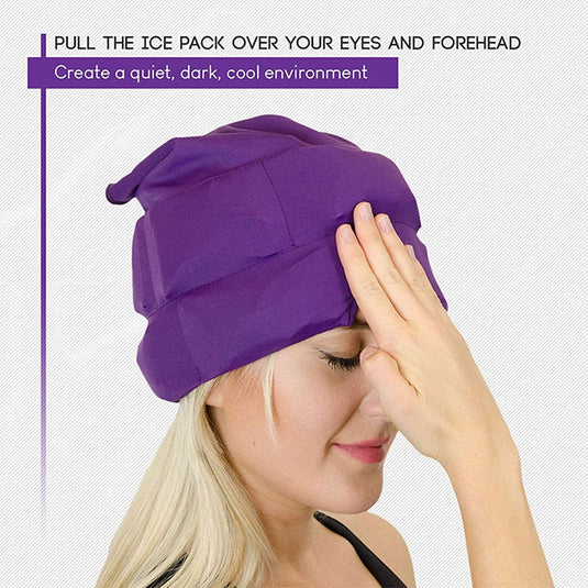 Headache and Migraine Relief Hat Ice Mask Or Cap