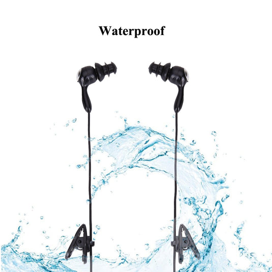 3.5mm Sports In-ear Swimming Earphone Waterproof Music Headphone For iPhone MP3 Player Wired Sports Headsets