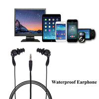 3.5mm Sports In-ear Swimming Earphone Waterproof Music Headphone For iPhone MP3 Player Wired Sports Headsets