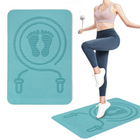 6-10mm Jump Rope Mat Non-Slip TPE Skipping Rope Mat