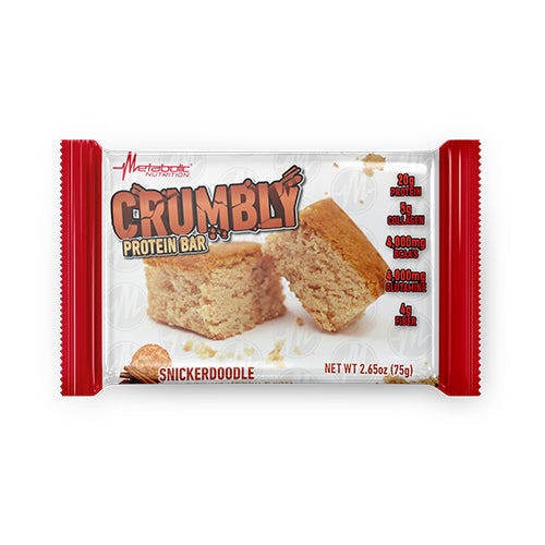 Metabolic Nutrition CRUMBLY PROTEIN BAR - SNICKERDOODLE / 12 BARS