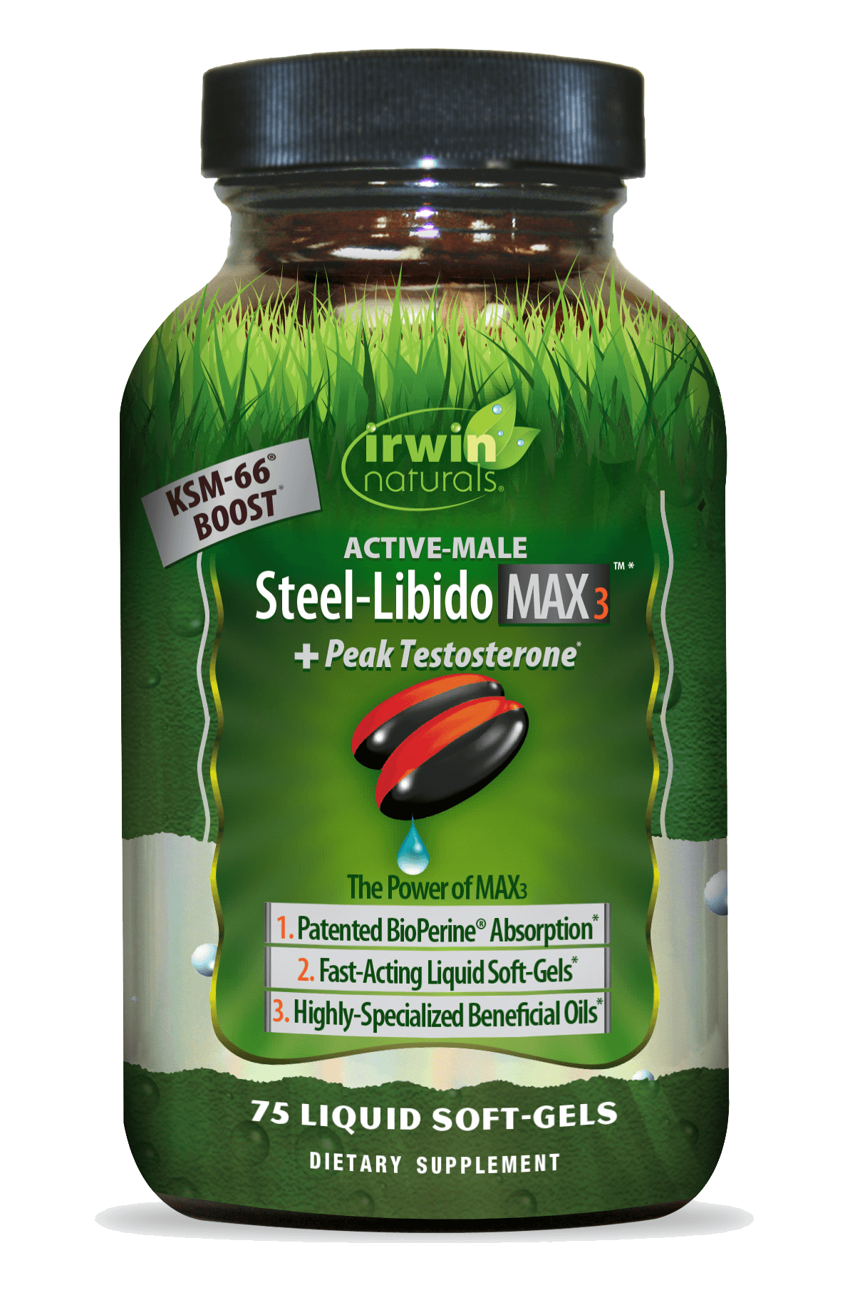 Steel-Libido Max3 + Peak Testosterone