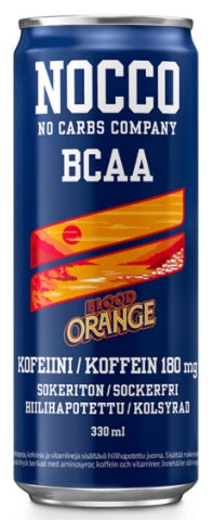 NOCCO BCAA Energy RTD 12pk Blood Orange