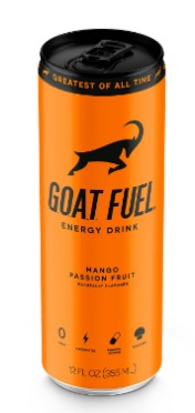 G.O.A.T. Fuel Mango Passionfruit Energy Drink 12oz
