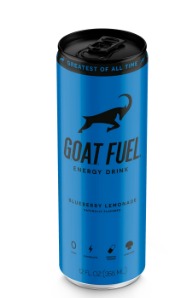 G.O.A.T. Fuel Blueberry Lemonade Energy Drink 12oz.