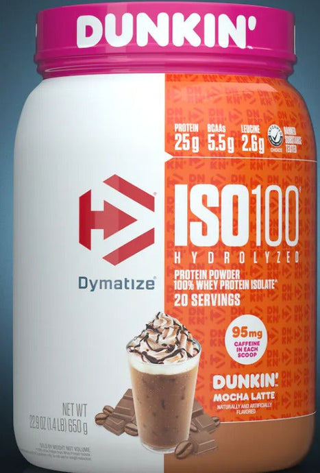 Dymatize ISO 100 20 SERV Dunkin Mocha Latte