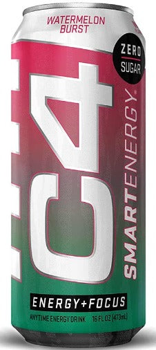 Cellucor C4 Smart Energy Carbonated Watermelon Burst 12 Cans
