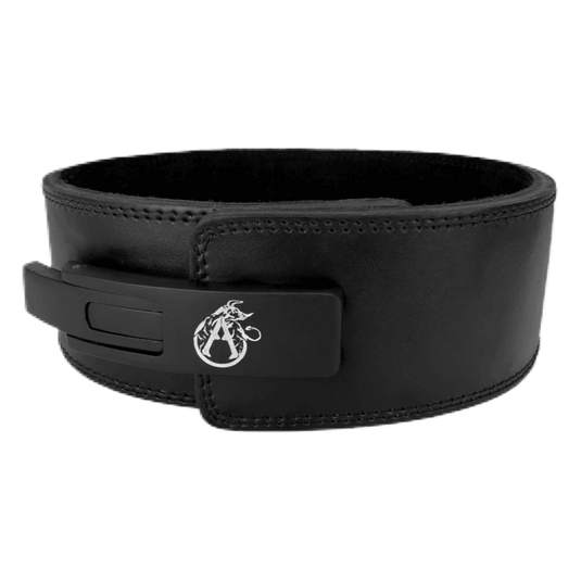 Aesthreadics Custom Engraved Black Lever Weight Belt BuiltAthletics