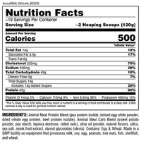 ANIMAL MEAL 5lb Whole Food Meal Replacement Shake