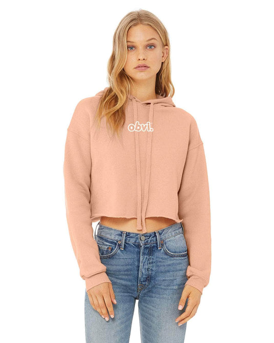 Cropped Fleece Hoodie