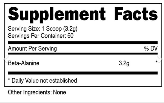 Bucked Up Beta-Alanine (192 Grams) | Builtathletics.com | $24.95 | Supplement | health & wellness, Pre-Workout