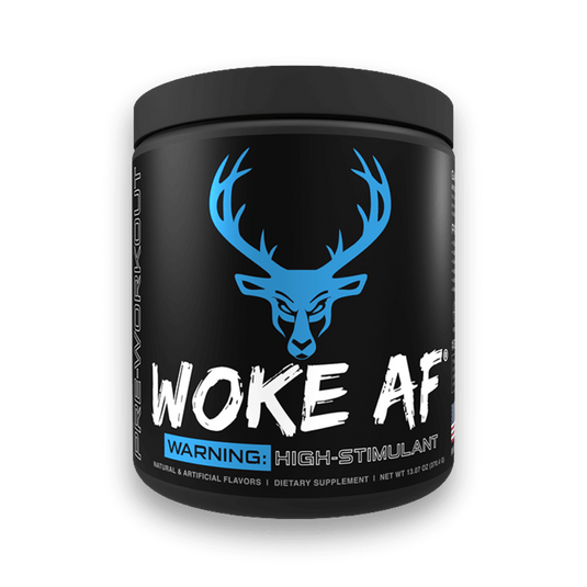 Bucked Up WOKE AF - High Stim Pre Workout | Builtathletics.com | $52.95 | Pre Workout | Best Sellers, high caffeine, high stim, Pre-Workout