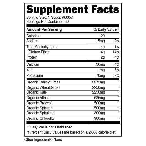 Bucked Up Bucked Up Organic Greens | Builtathletics.com | $39.99 | Supplement | Greens, health & wellness