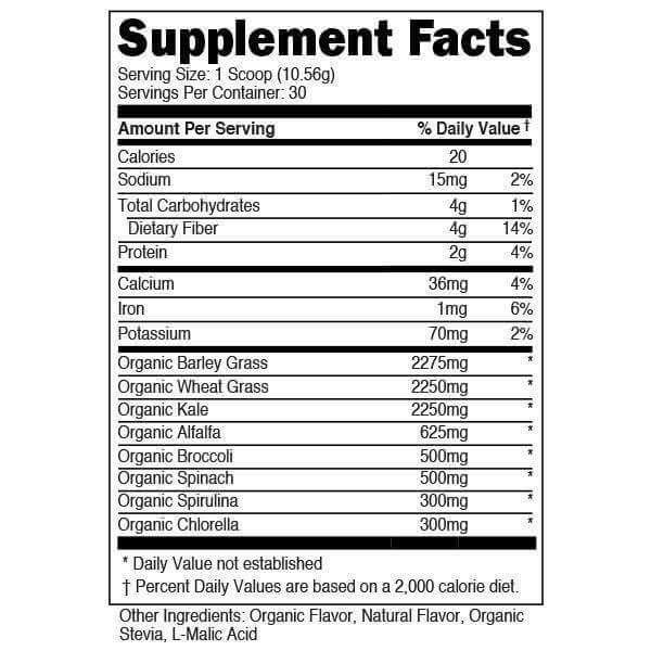 Bucked Up Bucked Up Organic Greens | Builtathletics.com | $39.99 | Supplement | Greens, health & wellness