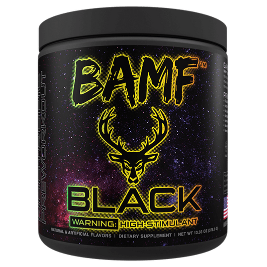 Bucked Up BAMF Black Pre Workout | Builtathletics.com | $52.95 | Pre Workout | nootropic, Pre-Workout