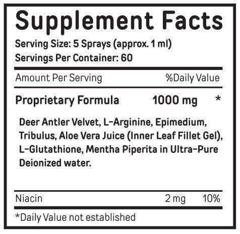 Bucked Up Deer Antler Spray - Bucked Up | Builtathletics.com | $42 | Supplement | Best Sellers, health & wellness, Men's Health