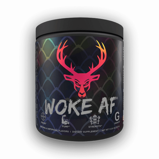 Bucked Up WOKE AF - High Stim Pre Workout | Builtathletics.com | $52.95 | Pre Workout | Best Sellers, high caffeine, high stim, Pre-Workout