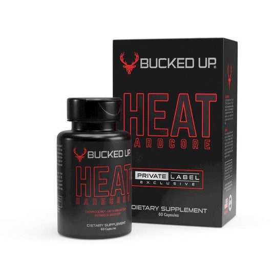 Bucked Up HEAT Hardcore - His | Builtathletics.com | $49.95 | Supplement | health & wellness, thermogenic, weight loss
