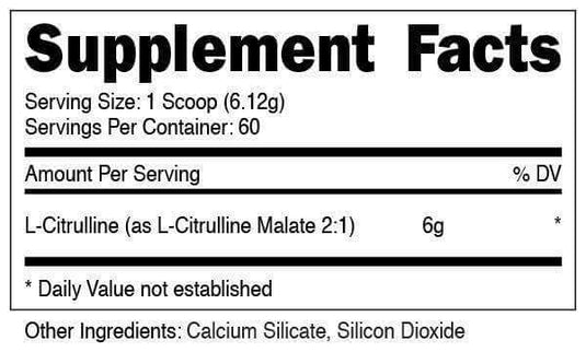 Bucked Up L-Citrulline Malate | Builtathletics.com | $24.95 | Supplement | health & wellness