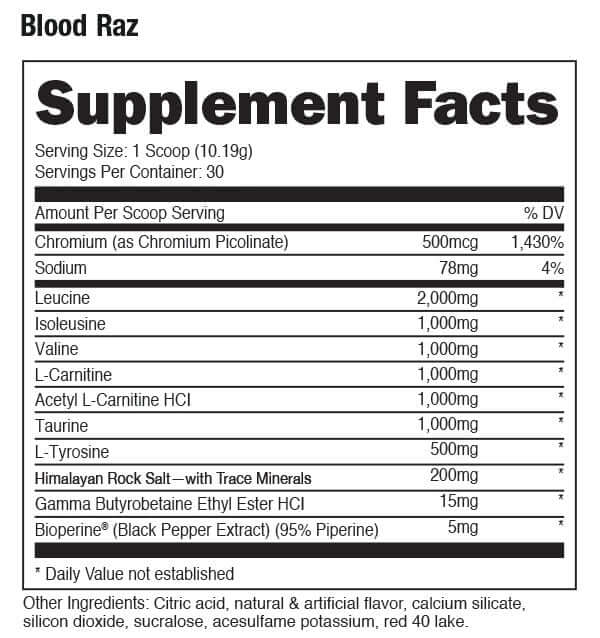 Bucked Up Racked BCAA Intra Workout | Builtathletics.com | $44.99 | Amino Acids | BCAAs, intra-workout, Post-Workout