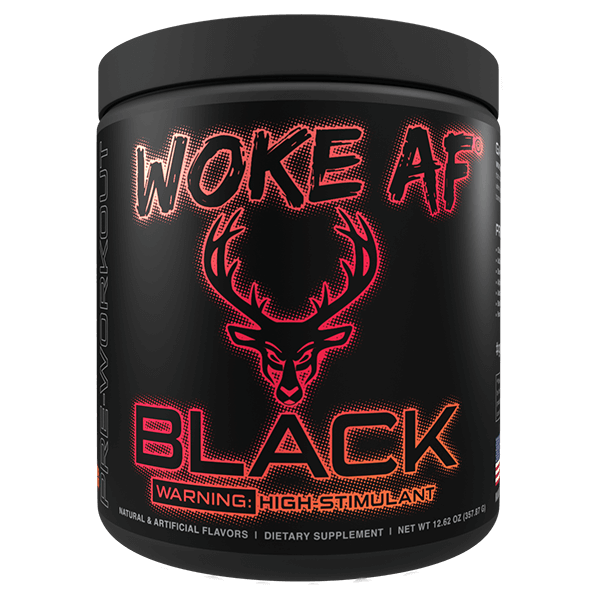 Bucked Up Woke AF Black Pre Workout | Builtathletics.com | $52.95 | Pre Workout |