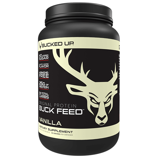 Bucked Up Buck Feed Original Whey Protein | Builtathletics.com | $49.95 | Supplement | Best Sellers, Protein, Whey Protein