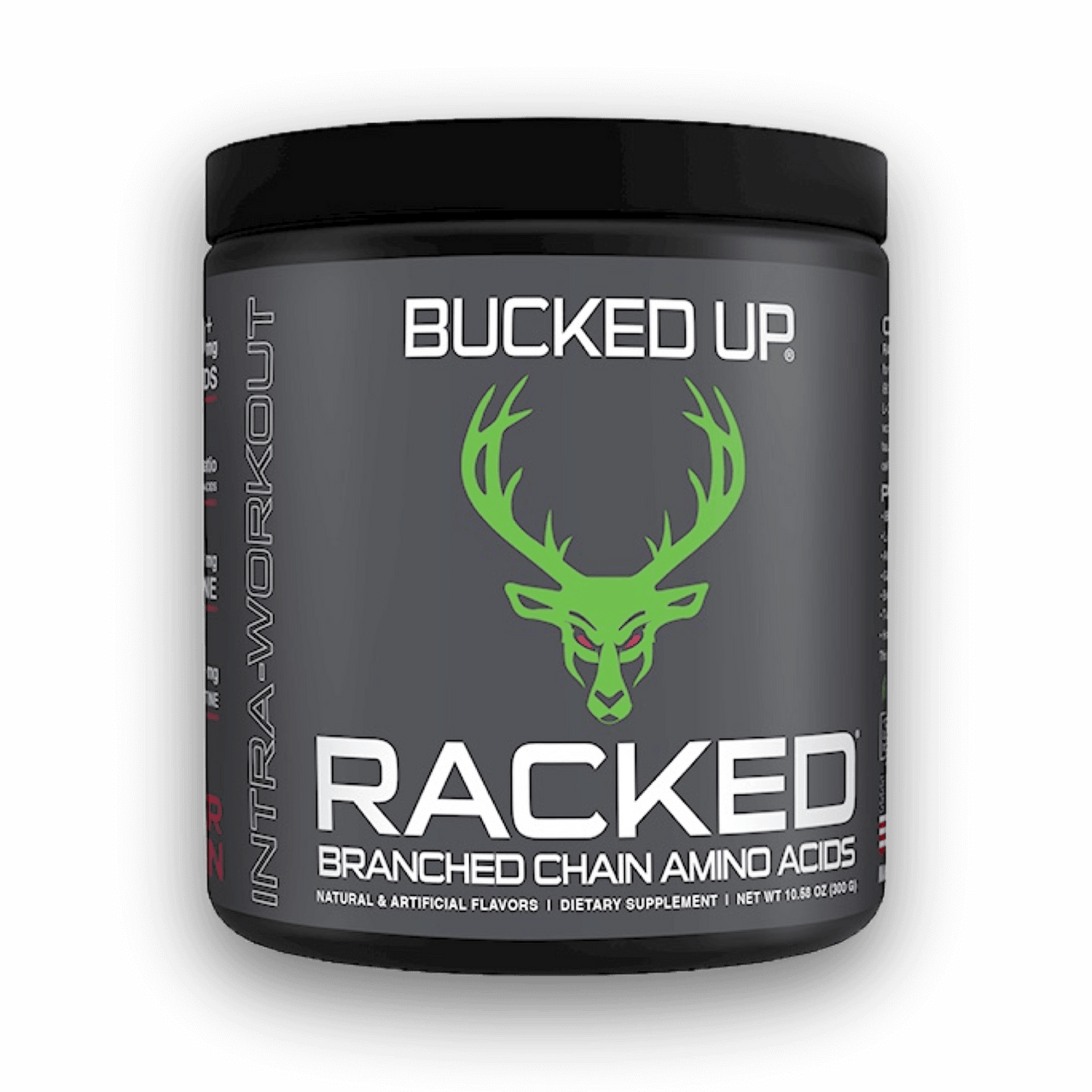 Bucked Up Racked BCAA Intra Workout | Builtathletics.com | $44.99 | Amino Acids | BCAAs, intra-workout, Post-Workout