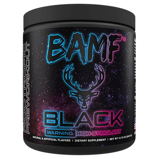 Bucked Up BAMF Black Pre Workout | Builtathletics.com | $52.95 | Pre Workout | nootropic, Pre-Workout