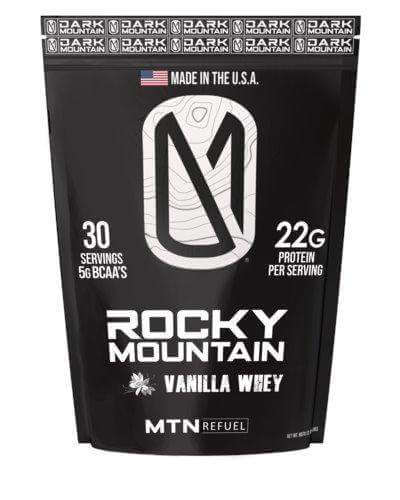 Dark Mountain 28 Servings / Vanilla Rocky Mountain Whey Protein BuiltAthletics